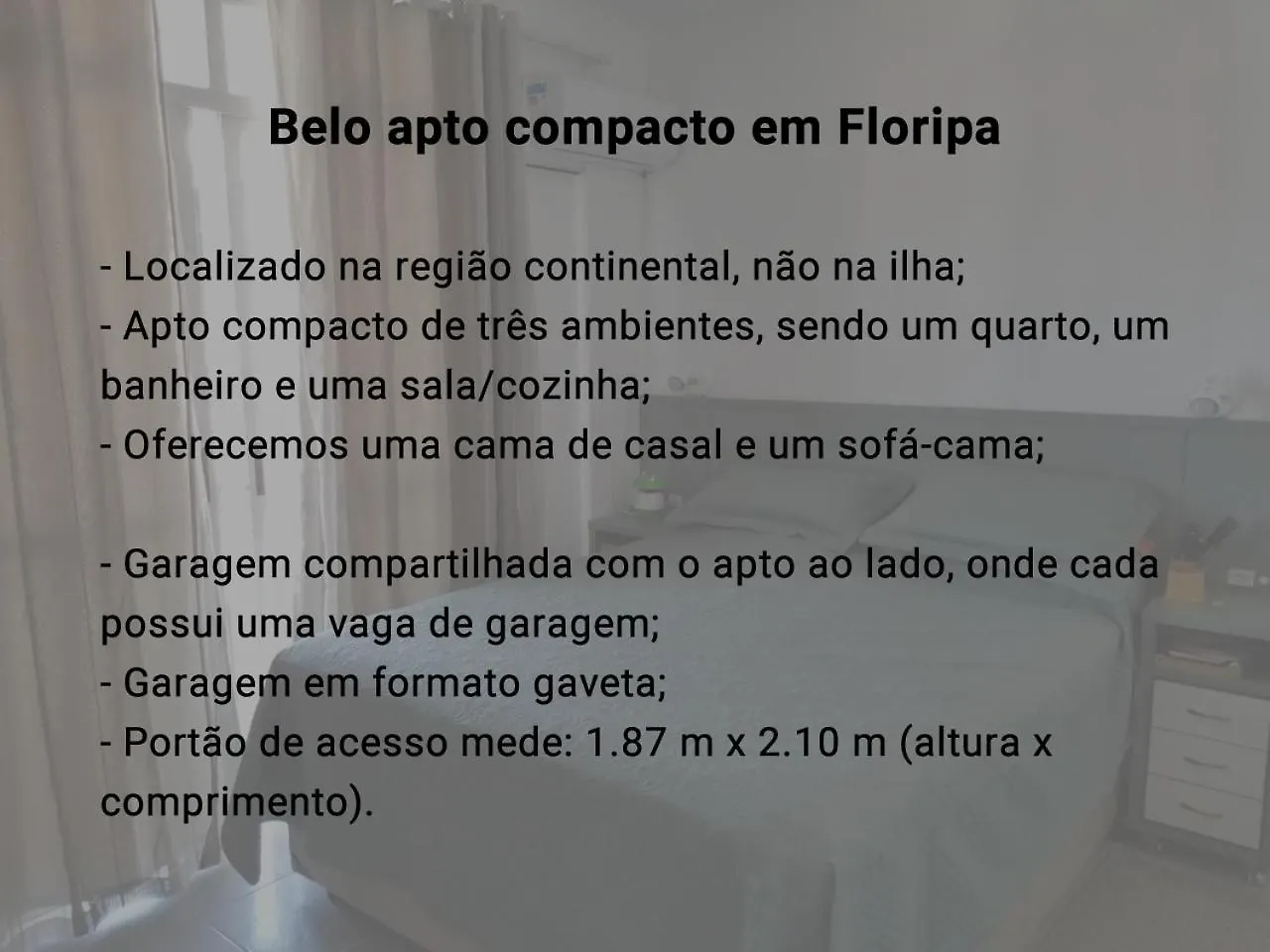 Belo Apto Compacto Em Floripa - Continente Florianópolis Διαμέρισμα